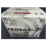 FEDERAL 22 LR 325 CARTRIDGES