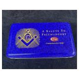 CASE FREE MASON COMMEMORATIVE KNIFE