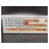 CASE CRIMSON RED BONE BUSTER JR KNIFE