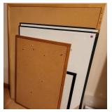 Large Corkboards & Plastic Frames