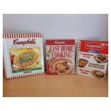 Campbells Cookbooks x3