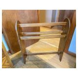 Wooden Blanket Rack