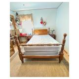 Queen Vintage Canon Ball Bed Frame