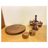 Wooden Lazy Susan and More