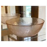 Pink Serving Glass Bowl