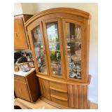 Wooden and Mirror Cabinet w/ Doors