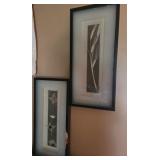 2 Pc Set of Framed Art