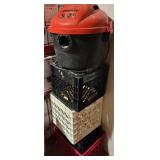 Shop Vac and Crates