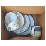 Blue/ Green Dish Set