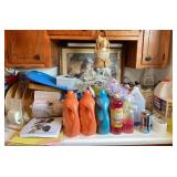 Contents on Laundry Room Countertop