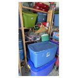 Wooden Clothing Rack, 2 Totes and More