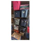 Utility Shelf with Boxed Contents