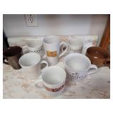 9pc set of GODIVA Coffee Cups