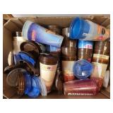 DUNKIN Coffee Cups w/ lids