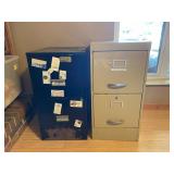 2 Pcs. Short Filing Cabinets