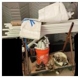 Roll Cart  w/ all belongings on it