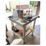 Workshop Table w/ Contents