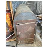 Antique Metal Fireplace