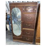 Vintage Wooden Chifforobe