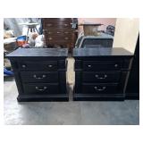Pair of Matching Wooden Side Tables