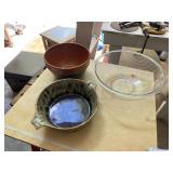 3 Pcs. Stone Ware & Mixing Bowls