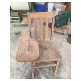 Vintage Wooden School Desk