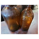 Antique CLORAX & Fleecy White Bottles
