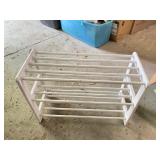 White Clothing/ Shoe Rack