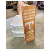 VOLS Wall Decor and Plastic Bin