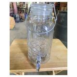 Large Glass Decanter w/ Spout