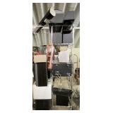 Metal Rack w/ Electronics