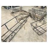 Metal Flower Holders Plus Umbrella Stand