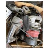 Box Full Of Misc Power Tools