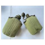 Military Water Bottle Canisters x2