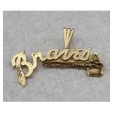 Atlanta Braves Charm 14k