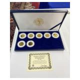 24 KT Plated Statehood Quarter Dollars