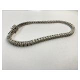 Sterling Silver CZ Vintage Braclet