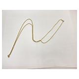 Gold Toned Chain Necklace