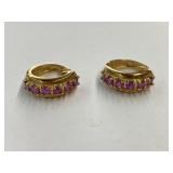 Sterling Silver & Stone Earrings