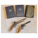 Toy Guns and Vintage Books