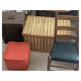 Woven Basket, Chair, Stool, Box