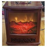 Electric Heater With Fake Fireplace Front