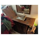 Singer Sewing Machine Desk Furniture Piece