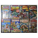 x8 Tarzan, Sgt Fury, The Defenders, etc. Comics