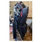 Gold Club Case w/ Misc. Clubs