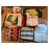 Large Lot of Blankets & Throws