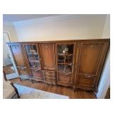 French Style Walnut Armoire/  (SEE DETAILS)
