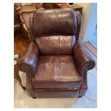 Stickley Leather Reclining Arm Chair