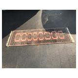 Cranberry & Grey Runner