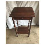 Cherry One Drawer Telephone Table